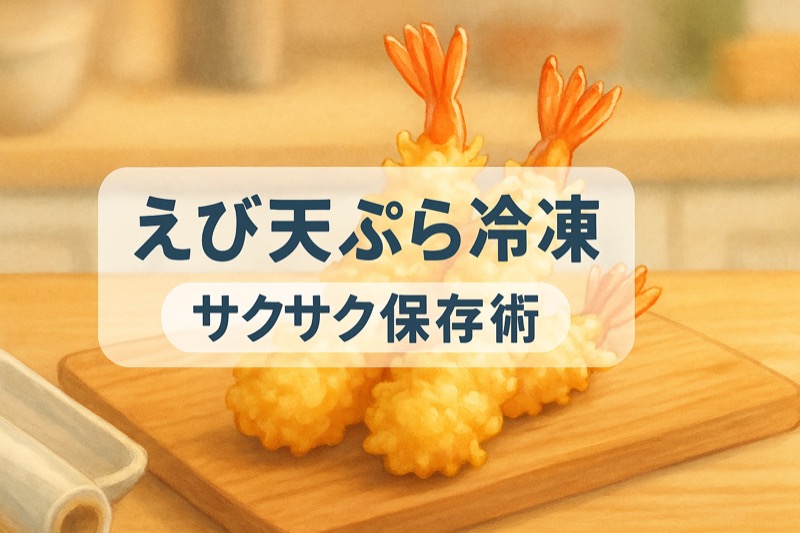 えび天ぷらの冷凍保存方法