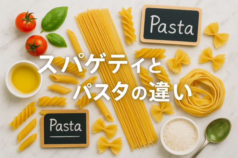 スパゲティとパスタの違いを徹底解説