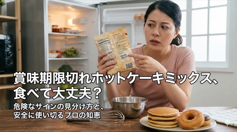 ホットケーキミックスの賞味期限切れ