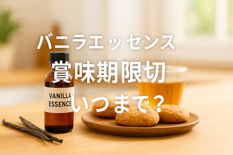 バニラエッセンスの賞味期限切れ