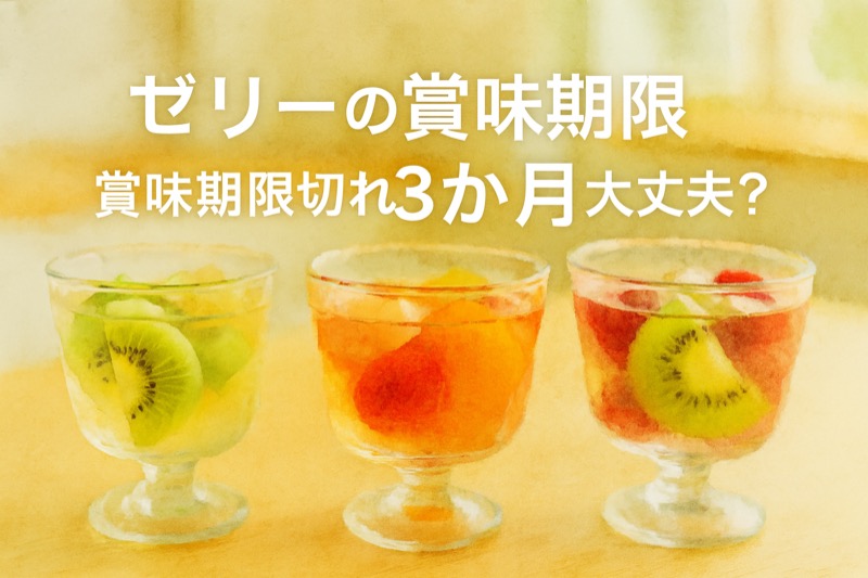 ゼリーの賞味期限切れ
